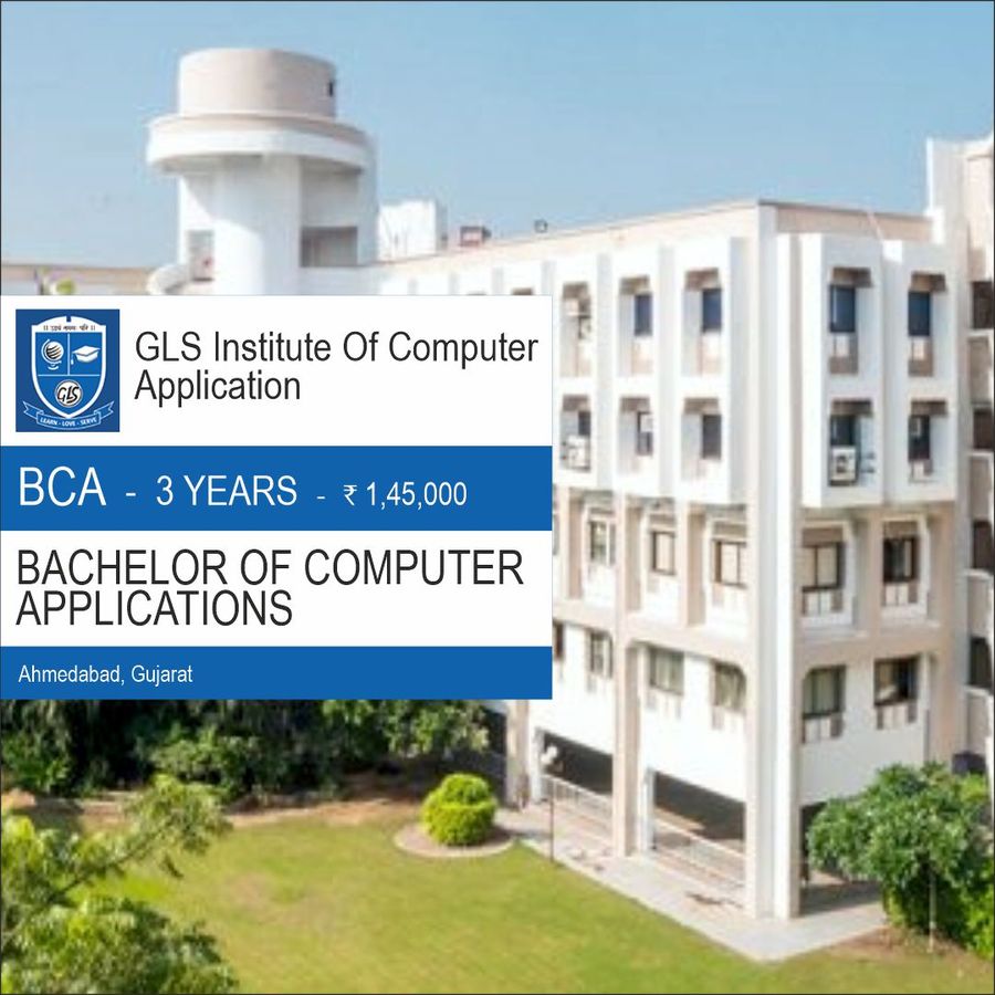 Bachelor in Computer Applications [BCA] at GLS Institute Of Computer Application, Ahmedabad